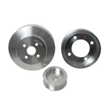 BBK Performance 1554 3-Piece Aluminum Pulley Kit for 1994-95 Ford Mustang 5.0L