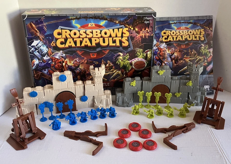 Crossbows & Catapults Castle Battle Game Goliath & Restoration Games Complete - Image 2 of 4