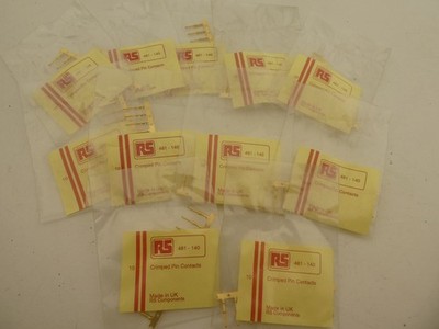 RS Components / 11x Sub-D Steckverbinderkontakt / Crimpkontakte (25-7-25-8)