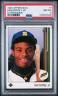 1989 Upper Deck Ken Griffey Jr Star Rookie #1 PSA 8