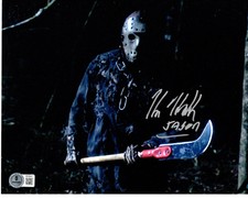 Kane Hodder signed 8x10 Photo Jason Voorhees Friday the 13th Part VII 7 Beckett
