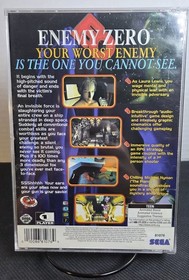 Enemy Zero (Sega Saturn, 1997) w/Manual, Inserts