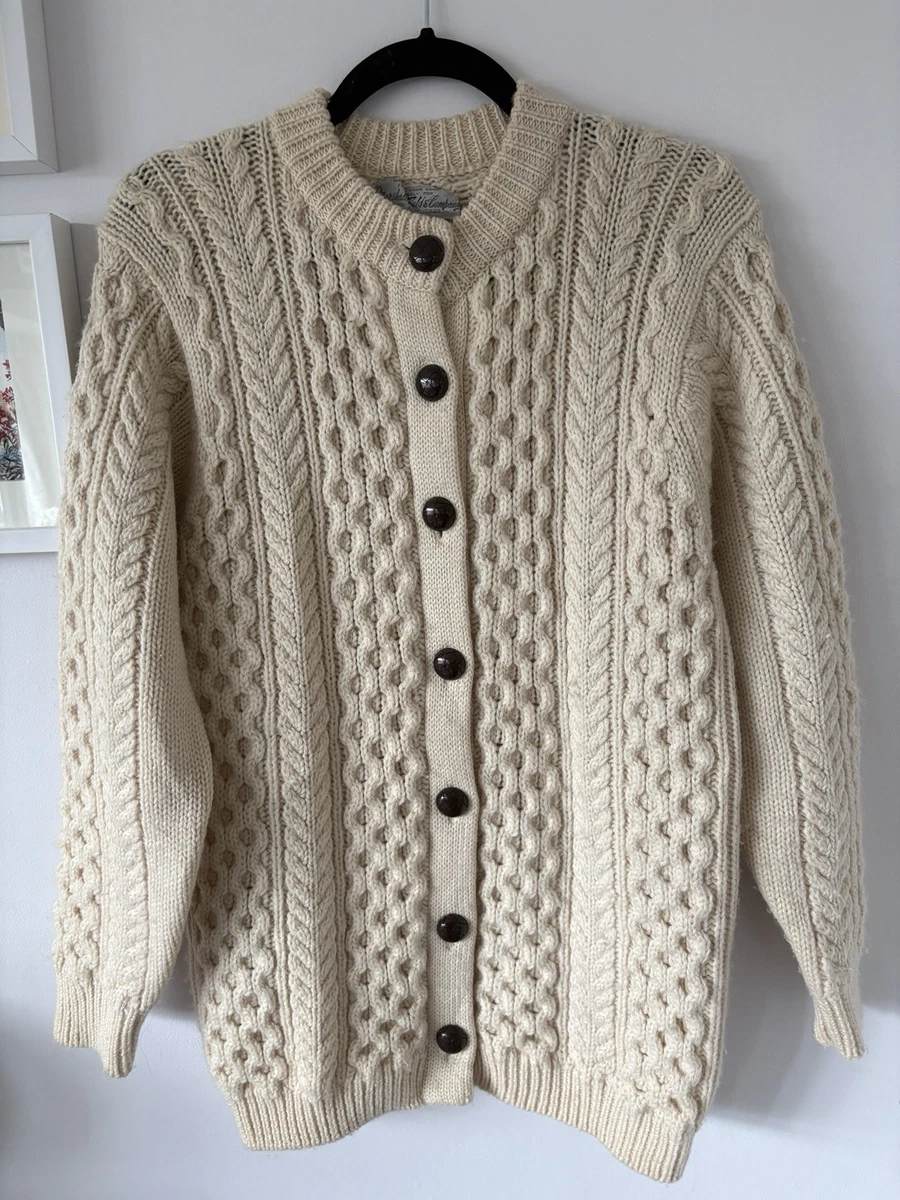 wool cable knit cardigan products for sale | eBay UK