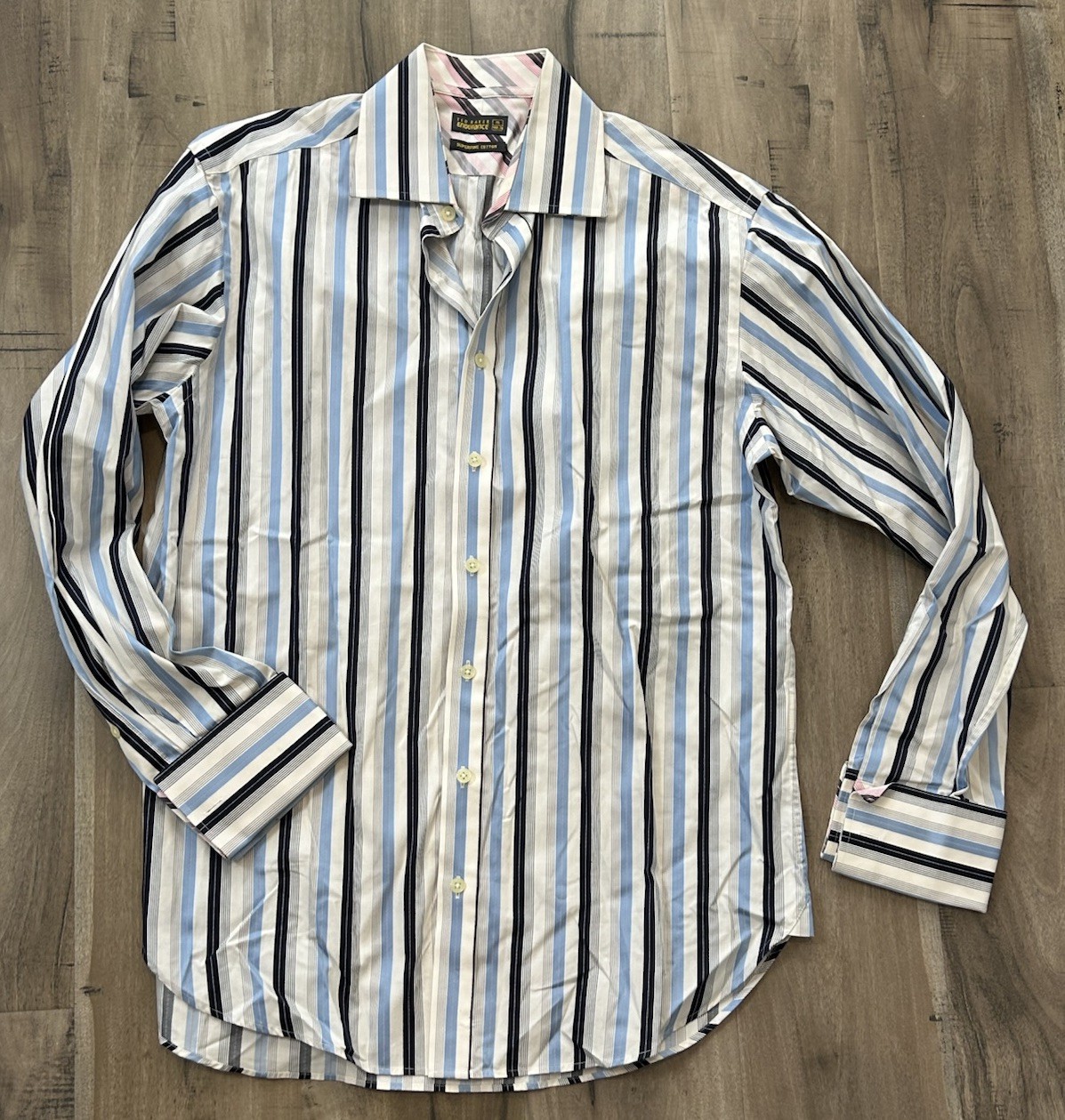 Ted Baker Endurance Button Down Striped Shirt Siz… - image 1