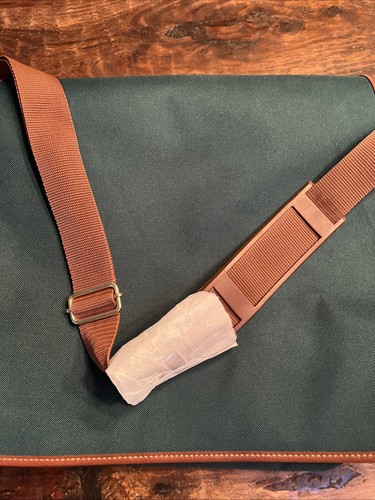 Vintage Ralph Lauren Polo Saddlebag Shoulder Crossbody Messenger Canvas Bag NEW - Picture 4 of 7