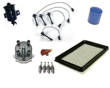 Spark Plug Ignition Wires Cap Rotor Air Oil Gas Filter Plugs for 93-97 GEO Prizm