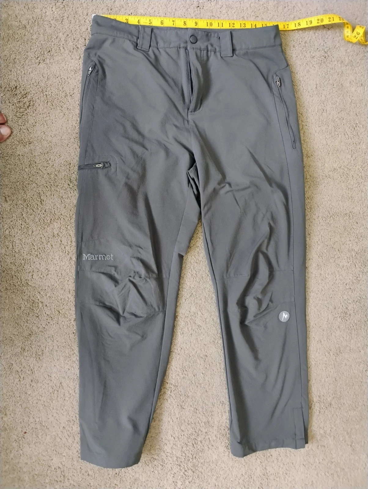 Marmot Scree Pants Men's Charcoal Gray Size 32 X 28