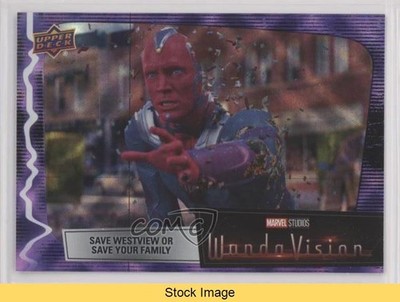 2022 Marvel Studios' WandaVision Purple Spell Vision #82 READ 08ng
