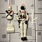 GI Joe Black Major Custom 3.75" Arctic White Cobra Officer Action Figure Set