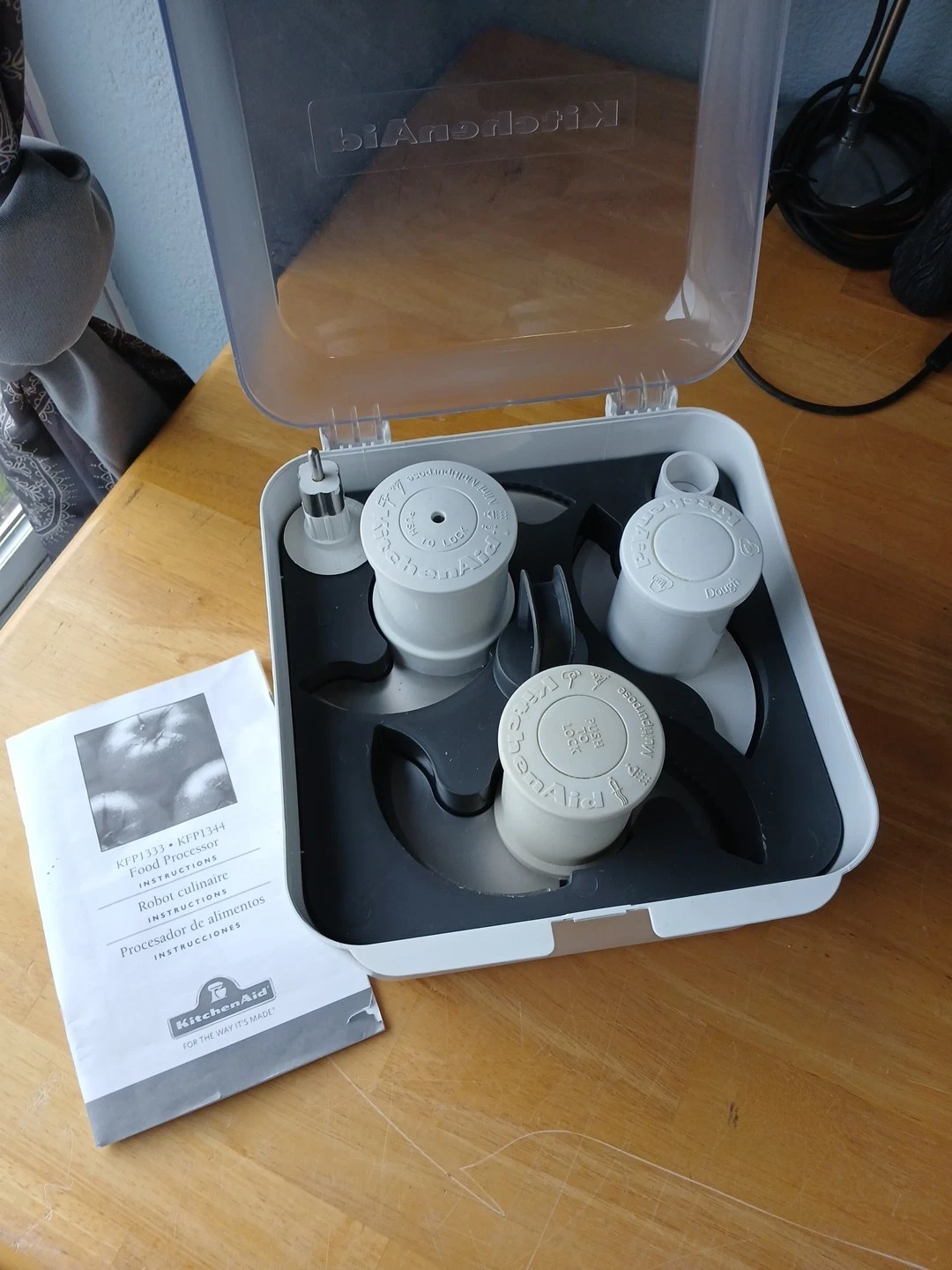 Kitchen Aid Food Processor Accessory Kit w/Storage Case (Attachments/Parts)