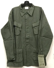 Vietnam Era Reproduction Slant Pocket BDU Shirt  Medium  NEW