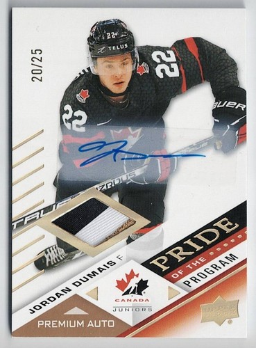 2024-25 Upper Deck Team Canada Juniors Auto Patch Autograph Pick from list - Picture 25 of 27
