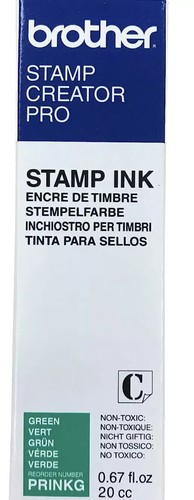 BROTHER STAMP CREATOR PRO GREEN STAMP INK REFILLS .67 fl oz 20 CC=NEW-SHIP 24 HR - 第 3/12 張圖片