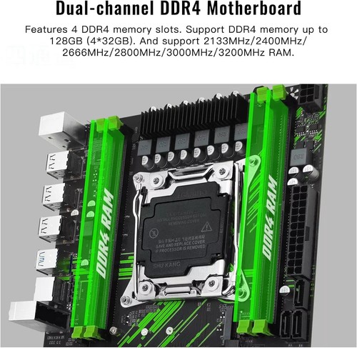 X99 PR9 DDR4 Socket LGA 2011 Mainboard Support Intel Xeon E5 V3 V4 Processors - Picture 5 of 5