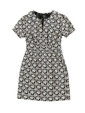 J. Crew Factory Bow Tie Peter Pan Collar Cap Sleeve Dress size 0