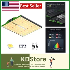 Full Spectrum P1000 LED Grow Light - Energy Efficient for Seed Starting 2x2/3x3