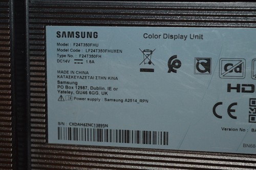 SAMSUNG MONITOR STAND FOR F24T350FHU - Picture 5 of 9