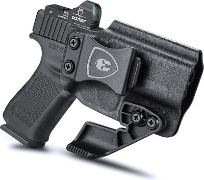 IWB Kydex Holster With Claw & Optics Cut For Glock 43, 43X, 43X MOS - Right Hand