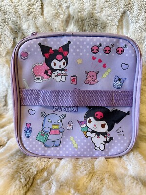 Sanrio Lunch Bag Hello Kitty Kuromi Cinnmoroll My Melody Pompompurin Size 7x7x2