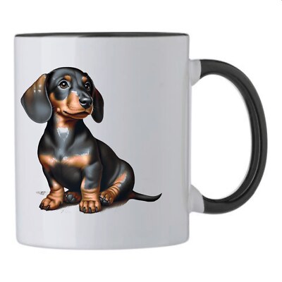 Kaffeetasse Tasse Becher Dackel Dachshund Teckel Jagdhund Jagt Dackelwelpe Dacke