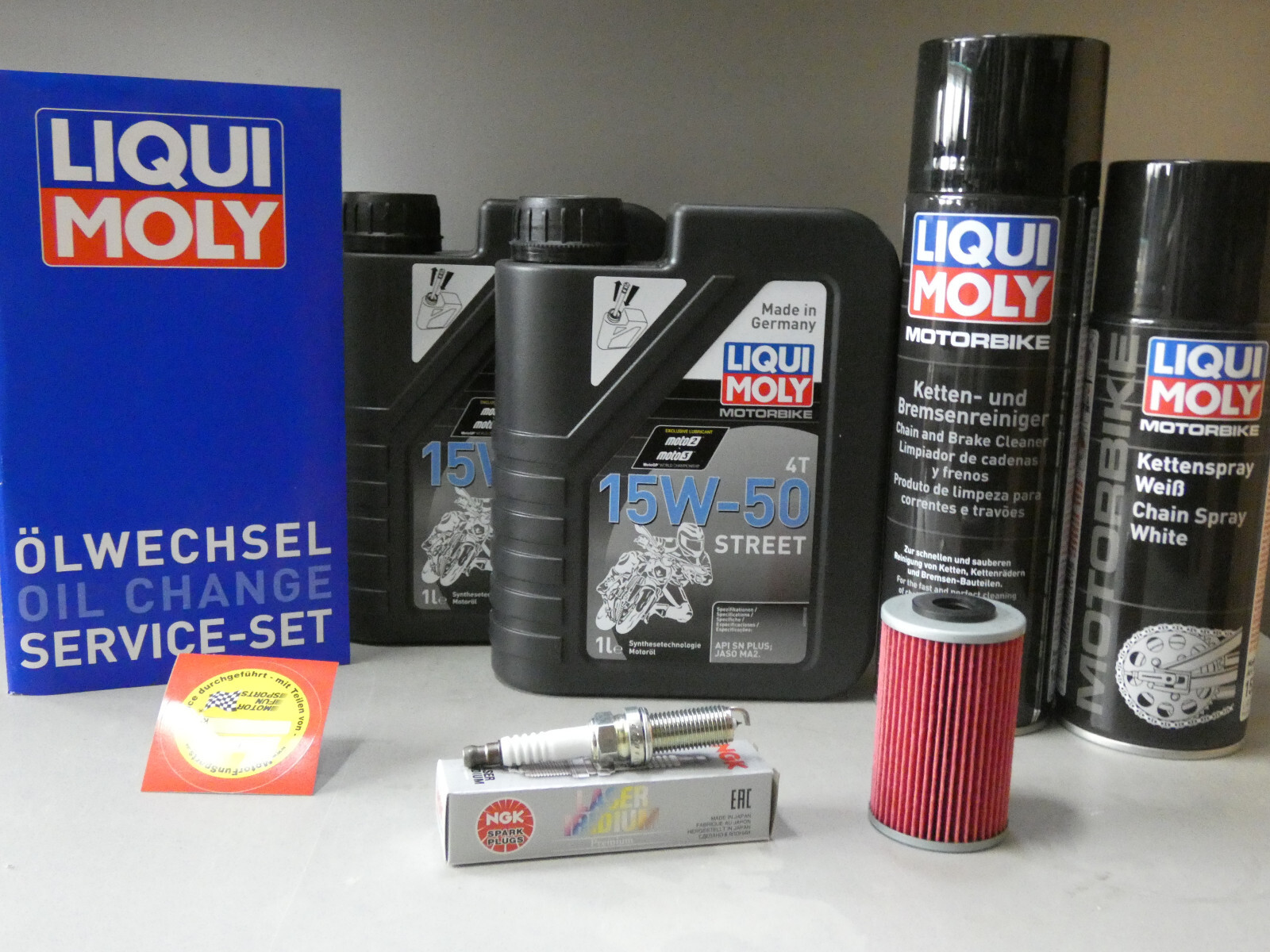Maintenance Set KTM SC 400 LC4 Inspection Spark Plug Oil Service