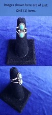 Native American Indian Sterling Silver Turquoise Size 5.25 Ring 25ri800