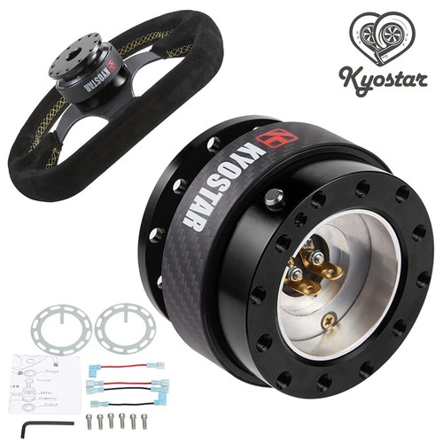 KYOSTAR Real Carbon Fiber Steering Wheel Quick Release Control Hub