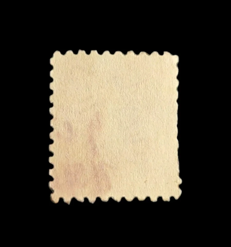 1914' US 1c Revenue Documentary Tax Stamp #R207 Rose Used Pen Cancel Silk Paper - Image 2 of 2