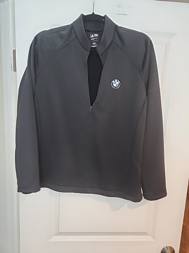 Adidas Women’s Golf Climalite Black 1/4 Zip. BMW Branded. Size Large MINT
