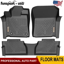 All Weather Car Floor Mats for 2014-2021 Toyota Tundra Double Cab & Crew Max Cab