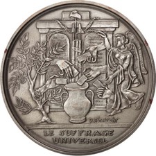 [#64007] France, Medal, French Fifth Republic, History, 1988, Tschydin, AU(55-58