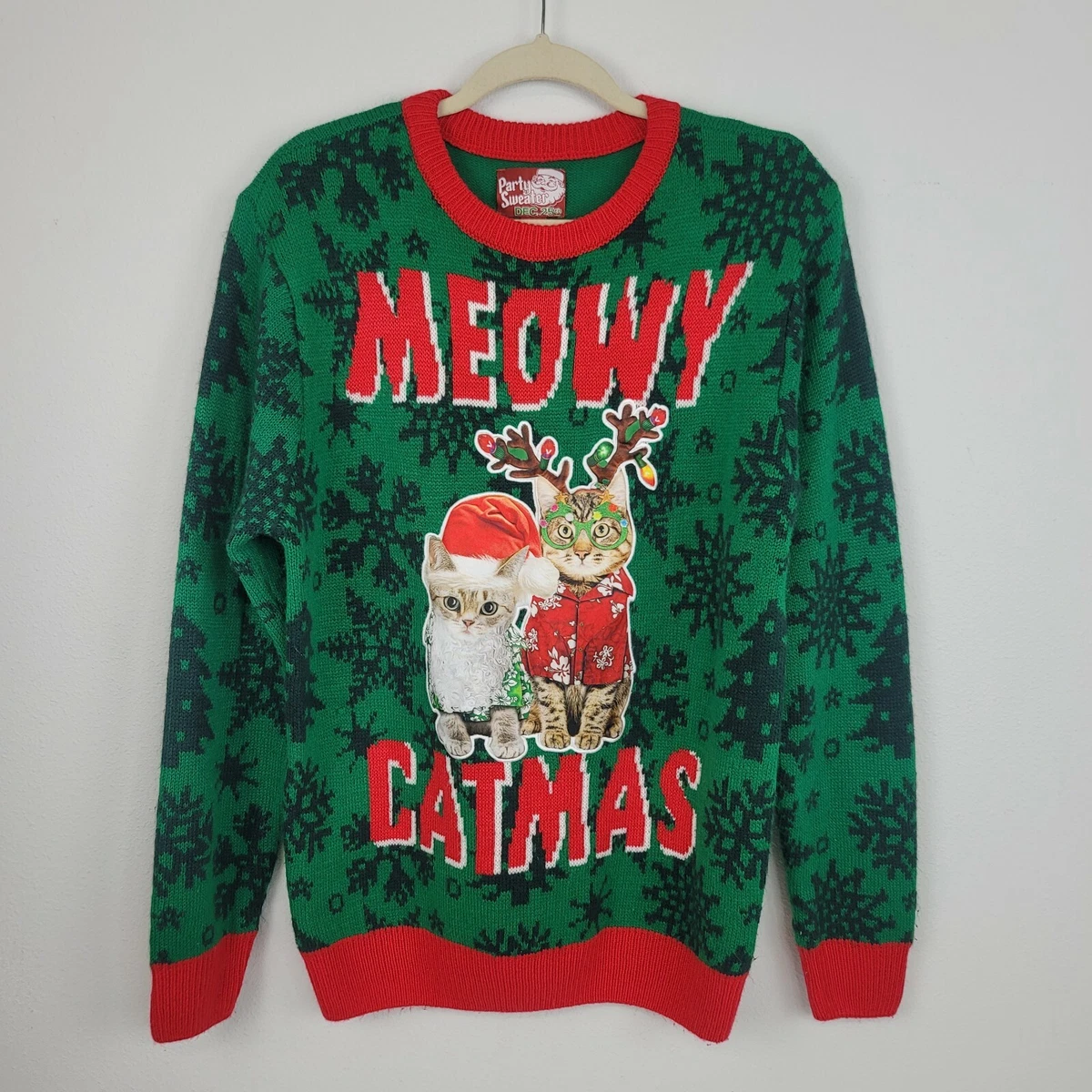 Meowy top catmas sweater
