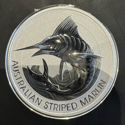2020 P Australia .999 Silver Striped Marlin 1.5 oz $2 - BU | eBay