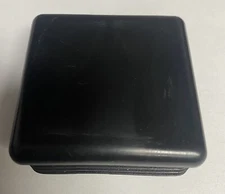 2”x 2" (10 Pack)Square Ribbed Plastic Post End Cap Plugs 14-20ga Tubing- 10 Pack