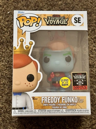 Funko Pop Freddy As Captain Planet (GITD) 500pcs LE Fundays Exclusive SDCC 2024