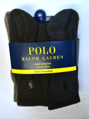 Polo Ralph Lauren Performance Sport Crew Socks Half Cushion 6