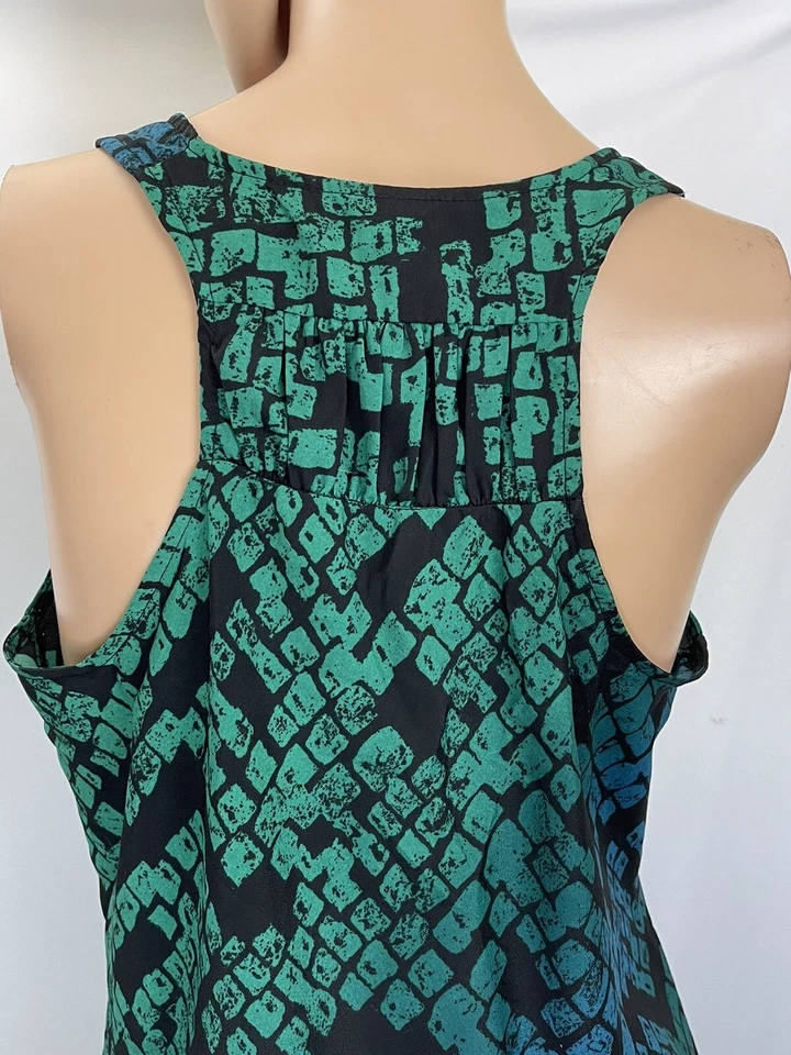 Blusa para mujer Mossimo negra, verde y azul talla XS Foto 4 de 4