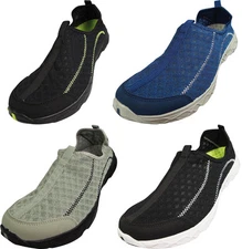 Mens Breathable Mesh Drainage Quick Drying Slip On Aqua Water Shoe