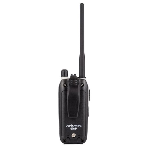 Jopix Marine 616P blanc, Walkie marine VHF 5W flotte dans l'eau - Afbeelding 6 van 9