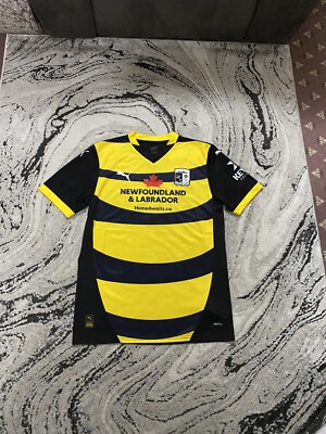 Barrow AFC Away Football Shirt Black Yellow 2024/2025 BNWT Size - Main Image