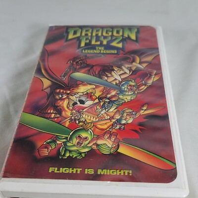 DRAGON FLYZ LEGEND BEGINS VHS Video Tape FLIGHT IS MIGHT Case Fly