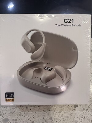 Open Ear Headphones Bluetooth Wireless Headphones With Smart Digital Display NEW