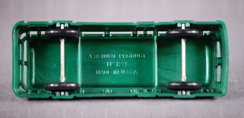 RENWAL Green Plastic CITY BUS CO. No. 124, Very Fine, 1950s - Picture 5 of 5