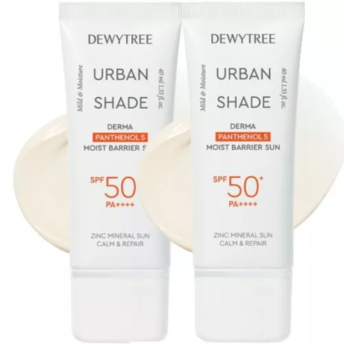 DEWYTREE URBAN SHADE Cover & Fit Sun Cream 40mlx3pcs (SPF50+ PA++++) Sunscreen