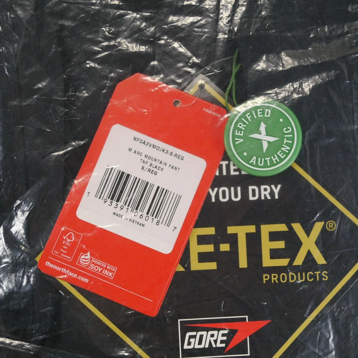 Supreme x The North Face Arc Logo Mountain Pant, Gore-Tex, Black, S Size, StockX