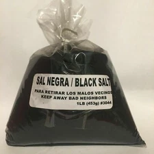 SAL NEGRA 1Lb PARA ALEJAR ENEMIGOS Y PERSONAS NO DESEADAS INSTRUCCIONES INCLUIDA