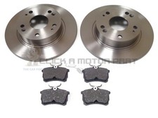 per HONDA ACCORD 2.0 SPORT 2.4 2003-2008 POSTERIORE 2 DISCHI FRENO E PASTIGLIE CHECK SIZE