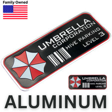 Metal Umbrella Corporation Sticker Decal Emblem Bumper Sticker Truck Car Black