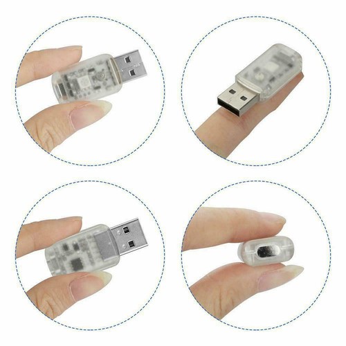 2025 LED USB Car Interior Light Neon Atmosphere Ambient I3A7 Accessories K1W5 - Photo 10/12