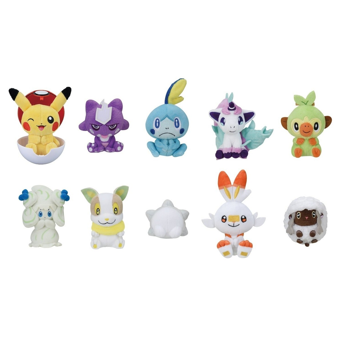 【３体セット】ポケモン ドール Pokémon Petit マスコット Pokemon Center Petit Plush In Pokeball Case Vol.4 - One Random